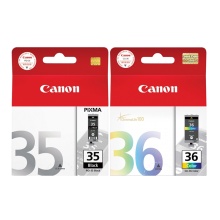 佳能（Canon）PGI-35CLI-36黑色彩色墨盒（适用iP110iP100） PGI-35+CLI36黑彩墨盒套装